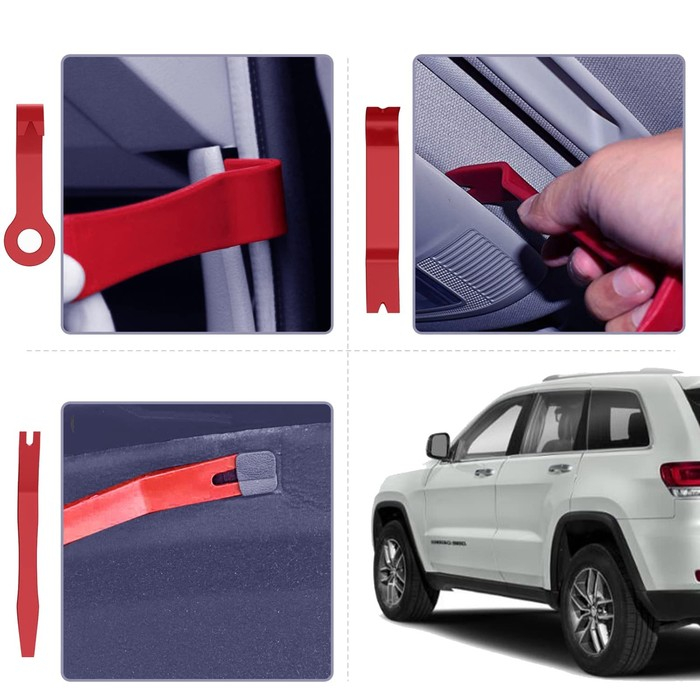 Инструмент для разбора пластика в авто, усиленный, набор 8 предметов Инструмент для разбора пластика в авто, усиленный, набор 8 предметов