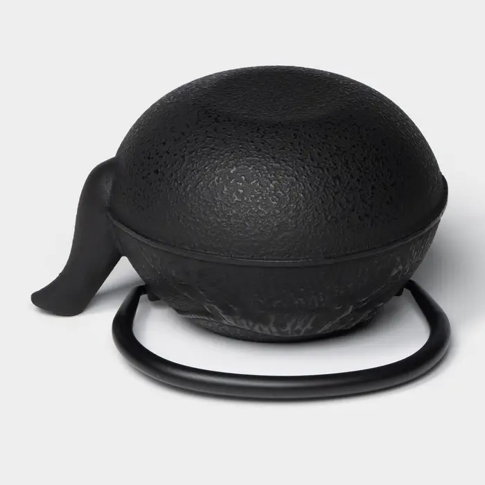 Чайник Доляна &laquo;Чёрный тигр&raquo;, 700 мл, с ситом, эмалированное покрытие внутри, индукция, чугун, чёрный