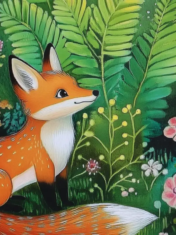 Пакет подарочный "Лесные жители" ламинированный 18 х 22,3 х 10 см