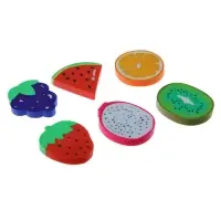 Ластик фигурный &laquo;Фрукты&raquo;, МИКС (штрихкод на штуке)