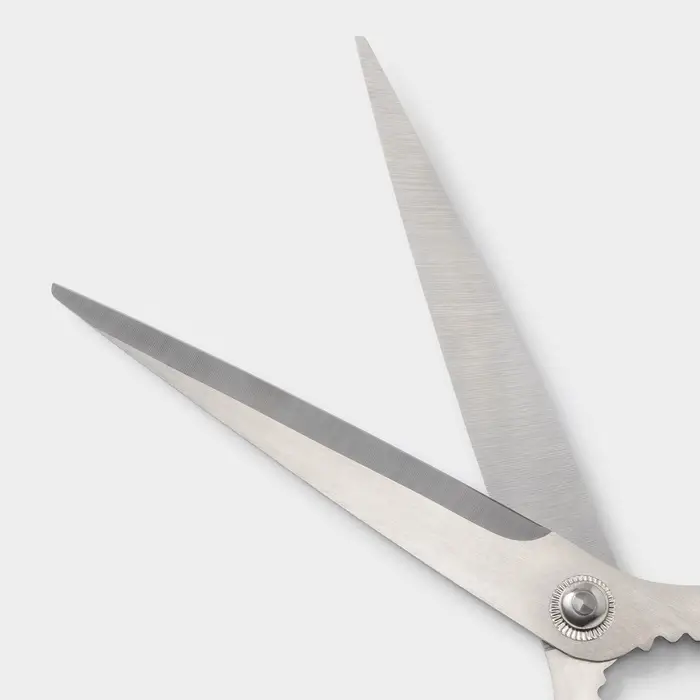 Ножницы кухонные Доляна &laquo;Профи&raquo;, 23 см, чёрные