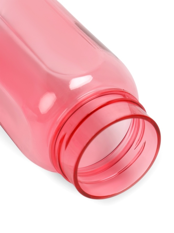 Бутылка для воды спортивная прозрачная, 450 мл, 20 х 8 см, розовая Бутылка для воды спортивная прозрачная, 450 мл, 20 х 8 см, розовая