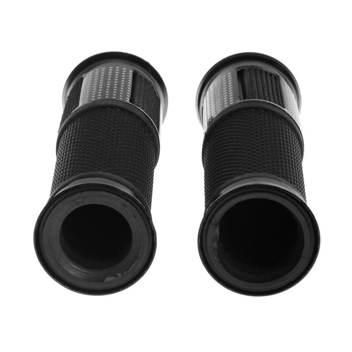 Грипсы универсальные, противоскользящие 22 х130 мм, набор 2 шт, цвет черный Грипсы универсальные, противоскользящие 22 х130 мм, набор 2 шт, цвет черный