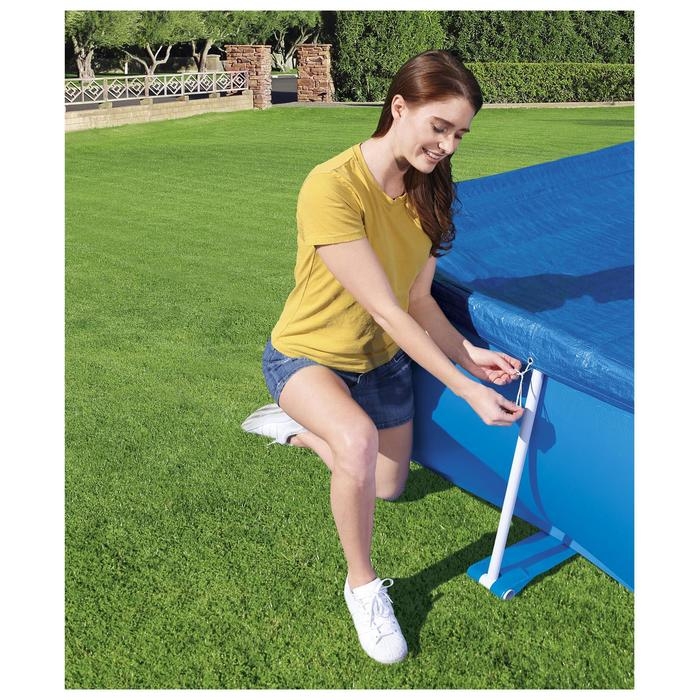 Тент для прямоугольных каркасных бассейнов, 264 х 174 см, 58105 Bestway Тент для прямоугольных каркасных бассейнов, 264 х 174 см, 58105 Bestway