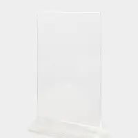 Двухсторонняя подставка А4, оргстекло 1 мм, 21&times;8.5&times;32.8 см