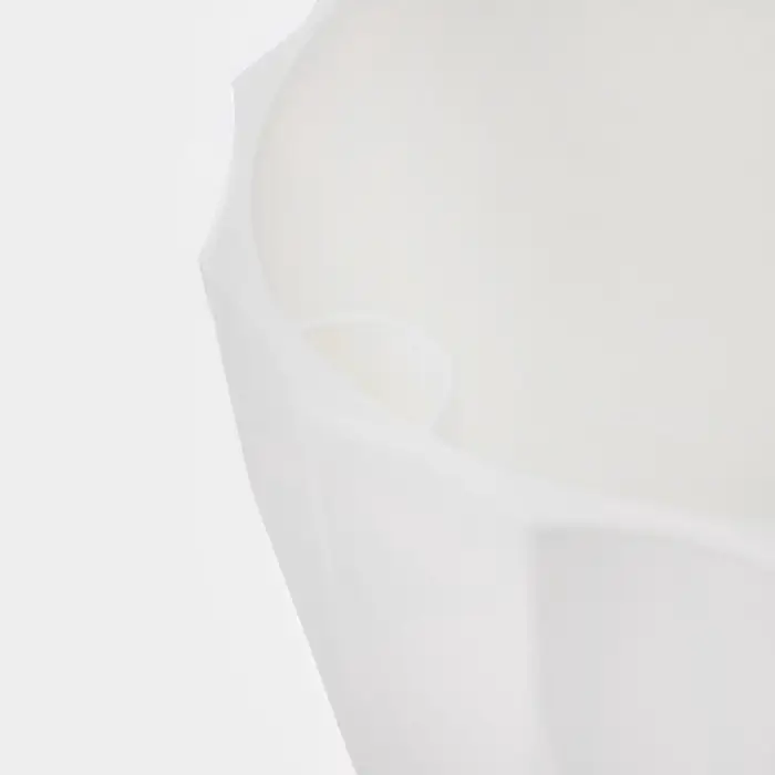 Кашпо для цветов со вставкой &laquo;Флюте&raquo;, 1.9 л, белое