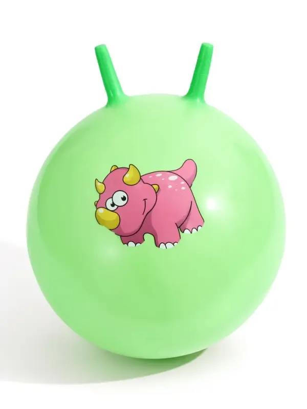 Мяч - прыгун с рожками ONLYTOP, d=55 см, цвет МИКС