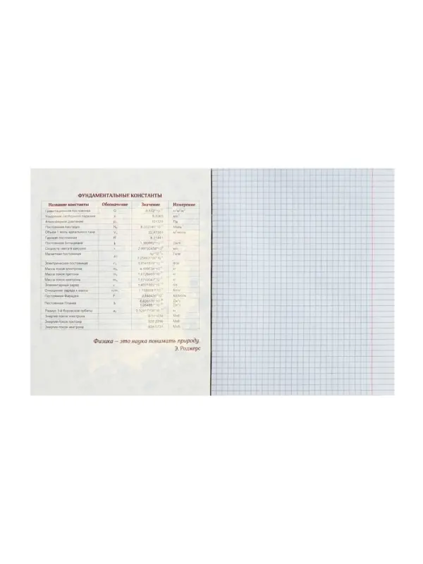 Тетрадь предметная 48 листов в клетку Calligrata, &laquo;Кеды. Физика&raquo;, картонная обложка