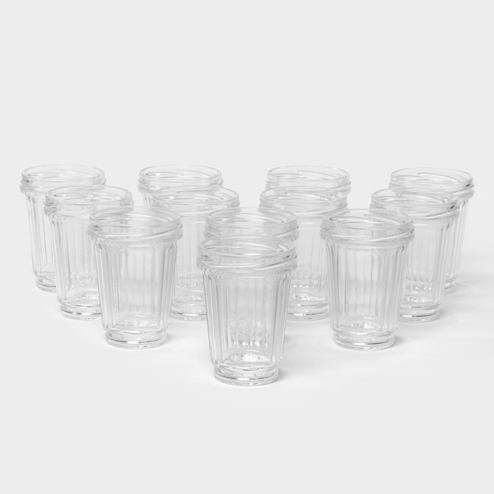Набор стеклянных банок «Стакан», ТО-82 мм, 250 мл, 12 шт Набор стеклянных банок «Стакан», ТО-82 мм, 250 мл, 12 шт