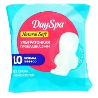 Прокладки Day Spa Ultra Natural нормал, софт, 10 шт.