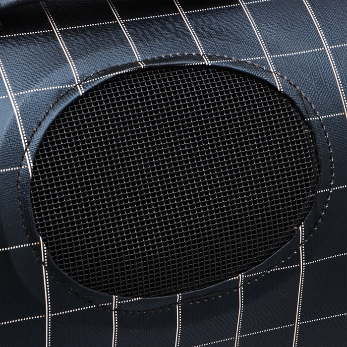 Сумка-переноска каркасная  Сумка-переноска каркасная "Клетка", размер M,  43 х 21 х 26 см, чёрная