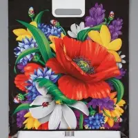 Пакет "Мак, полиэтиленовый с вырубной ручкой 41х51х4 80мкм