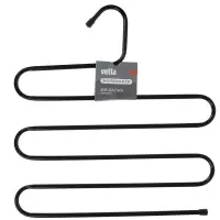 VETTA Вешалка для брюк 34,5x33,5x0,8 см, металл, чёрный