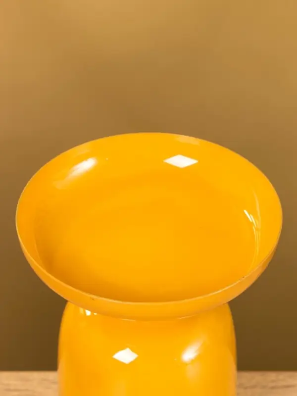 Подсвечник на 1 свечу "Песок" глянцевый 10х10х13 см