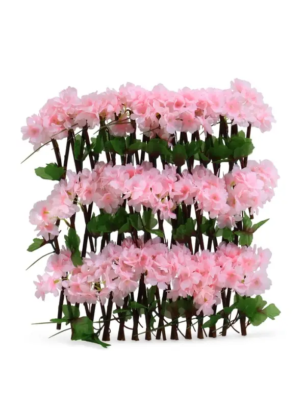 Ограждение декоративное, 35&times;120 см, &laquo;Розовые цветы&raquo;, Greengo