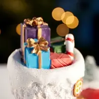 Светодиодная фигура &laquo;Волшебный сапожок&raquo;, 13&times;11 см, 4 LED, от батареек АААx2, свечение тёплое белое