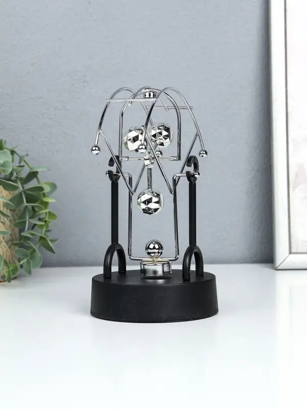 Маятник настольный антистресс &laquo;Вечный двигатель&raquo;, 20&times;16&times;11 см, МИКС