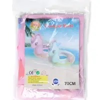 Круг для плавания &laquo;Единорог&raquo;, надувной, d=65 см, от 3 лет, с ручками, розовый
