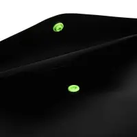 Папка-конверт на кнопке А5, 150 мкм, Calligrata No Secret, непрозрачная, черная, микс цветные кнопки