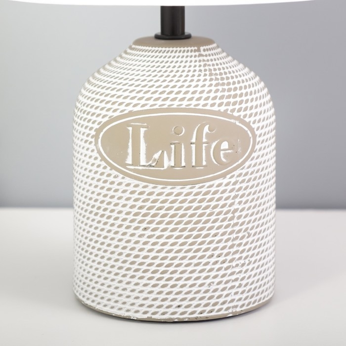 Настольная лампа Настольная лампа "Бенефит" E14 40Вт коричневый 20х20х31 см RISALUX