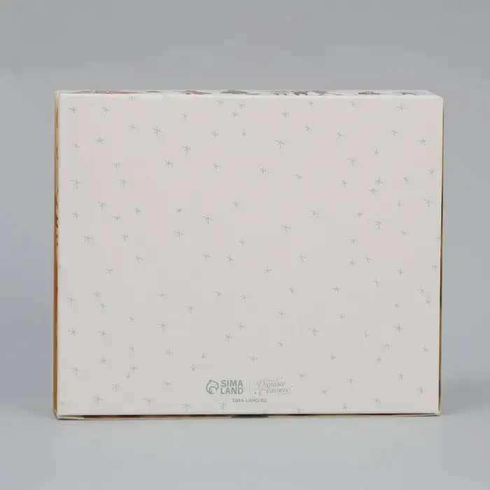 Коробка складная «Новогодняя суета», 20 х 17 х 6 см Коробка складная «Новогодняя суета», 20 х 17 х 6 см