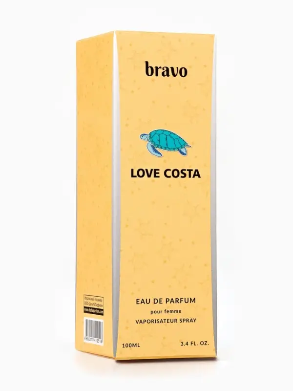 Парфюмерная вода женская Bravo Love Costa, 100 мл (по мотивам Lacoste Pour Femme (Lacoste)