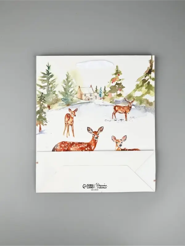 Набор пакетов &laquo;Новый год&raquo;, 3 шт,  26 &times; 30 &times; 9 см