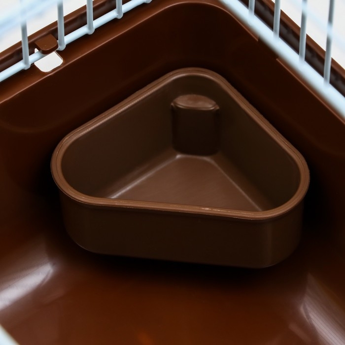 Клетка для грызунов Клетка для грызунов "Пижон", 27 х 21 х 17 см, коричневая