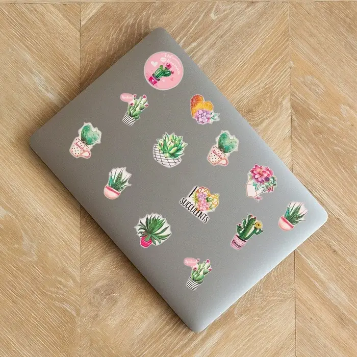 Наклейки-стикеры &laquo;Суккуленты&raquo;, 7 &times; 7 см
