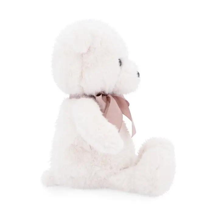 Мягкая игрушка "Медвежонок Тёпа с розовым бантом", белый, 33 см OT8017/33-2