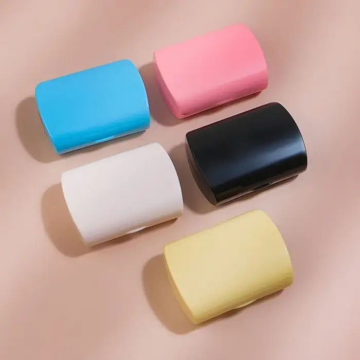 Набор для контактных линз, в футляре с зеркалом, 4 предмета, цвет МИКС Набор для контактных линз, в футляре с зеркалом, 4 предмета, цвет МИКС