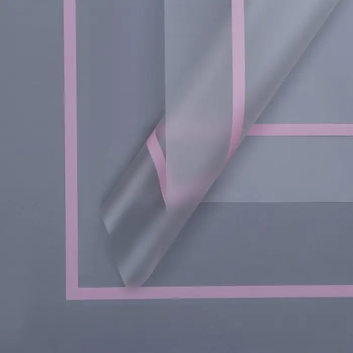 Пленка матовая прозрачная «Квадрат», розовый, 0.58×0.58 м Пленка матовая прозрачная «Квадрат», розовый, 0.58×0.58 м