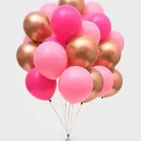 Воздушные шары латексные 12" &laquo;Розовый микс&raquo;, набор 25 штук