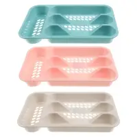 Лоток для столовых приборов тм VETTA Кантри, 4 секции, 33х19,5х4,5см, пластик