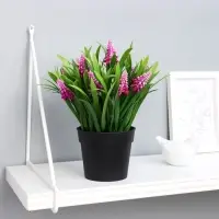 Искусственный цветок в горшке &laquo;Альпиния&raquo;, 9&times;20 см, МИКС