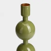 Подсвечник на 1 свечу &laquo;Авокадо&raquo;, с 3 сферами, 10&times;10&times;25 см
