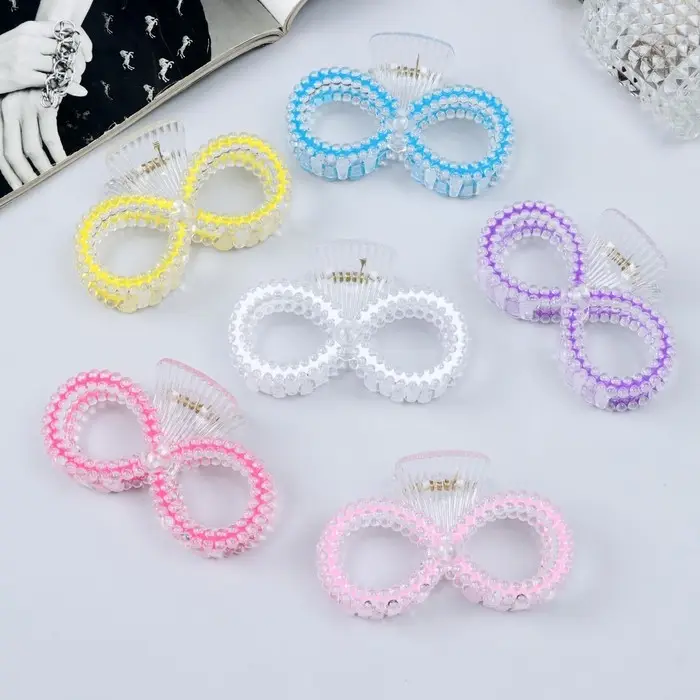 Крабик для волос «Хелен колор», бесконечность, 9 см, МИКС Крабик для волос «Хелен колор», бесконечность, 9 см, МИКС