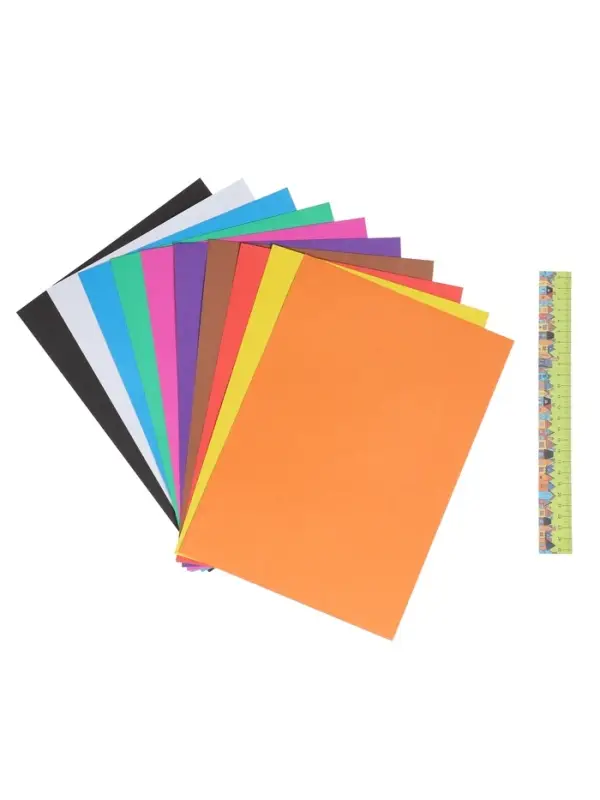 Картон цветной &laquo;Луч. Школа творчества&raquo;, А4, 10 листов, 10 цветов
