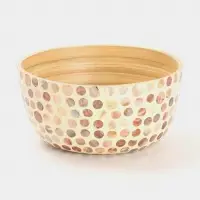 Салатник, 25.5&times;25.5&times;12 см, бамбук