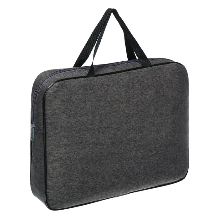 Папка с ручками текстильная А4, Офис - премиум &laquo;Графит&raquo;, для бумаг, для офиса, 350&times;270&times;60 мм, ПДМ-111