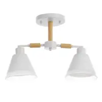 Люстра потолочная BayerLux &laquo;Вудли&raquo;, 2хЕ27, 40 Вт, белый, 45&times;16&times;29 см