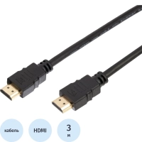 Кабель Bigtech (OAVDC13) HDMI 4K 2.0 M/M, 3м, чер.