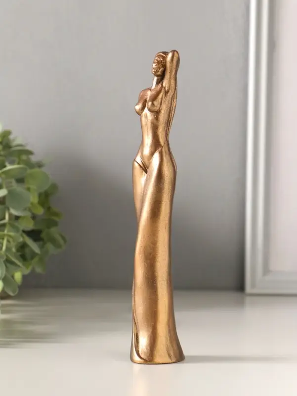 Фигурка гипс &laquo;Эстетика&raquo;, 19&times;3&times;4 см, под бронзу
