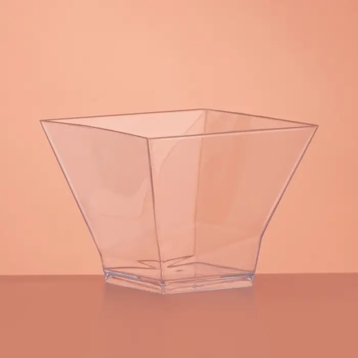 Форма пластиковая одноразовая для фуршета «Пагода», 90 мл, прозрачная