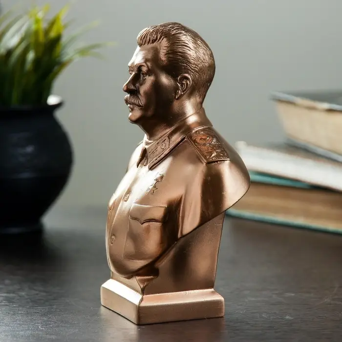 Бюст &laquo;Сталин&raquo;, фигурка гипс, большой, 6&times;15&times;5 см