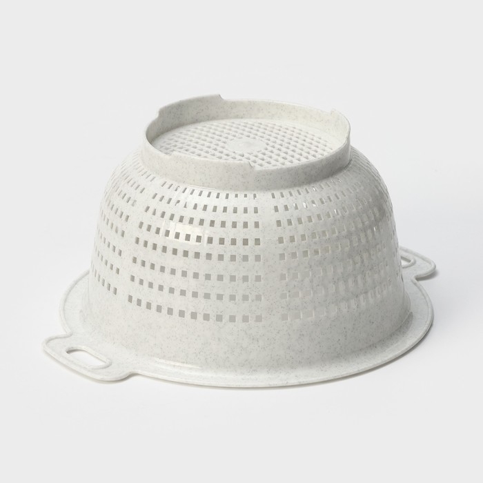 Дуршлаг кухонный, d=23,5 см, цвет мраморный Дуршлаг кухонный, d=23,5 см, цвет мраморный