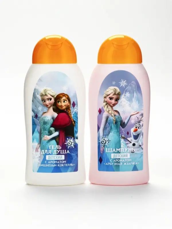 Детский гель для душа, аромат: вишневый коктейль, 300 мл, Снежная принцесса