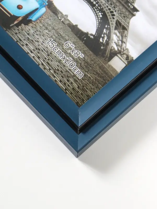 Фоторамка пластик 15х20 см "Остин" иссиня-чёрный 23,5х18,5х1,5 см