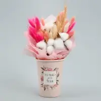 Стакан для цветов влагостойкий &laquo;Рамка цветы&raquo;, 400 мл