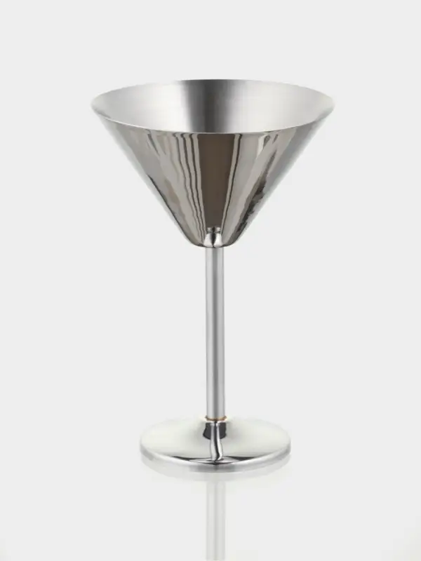 Бокал для мартини &laquo;Серебро&raquo;, 11&times;11&times;17.5 см, нержавеющая сталь